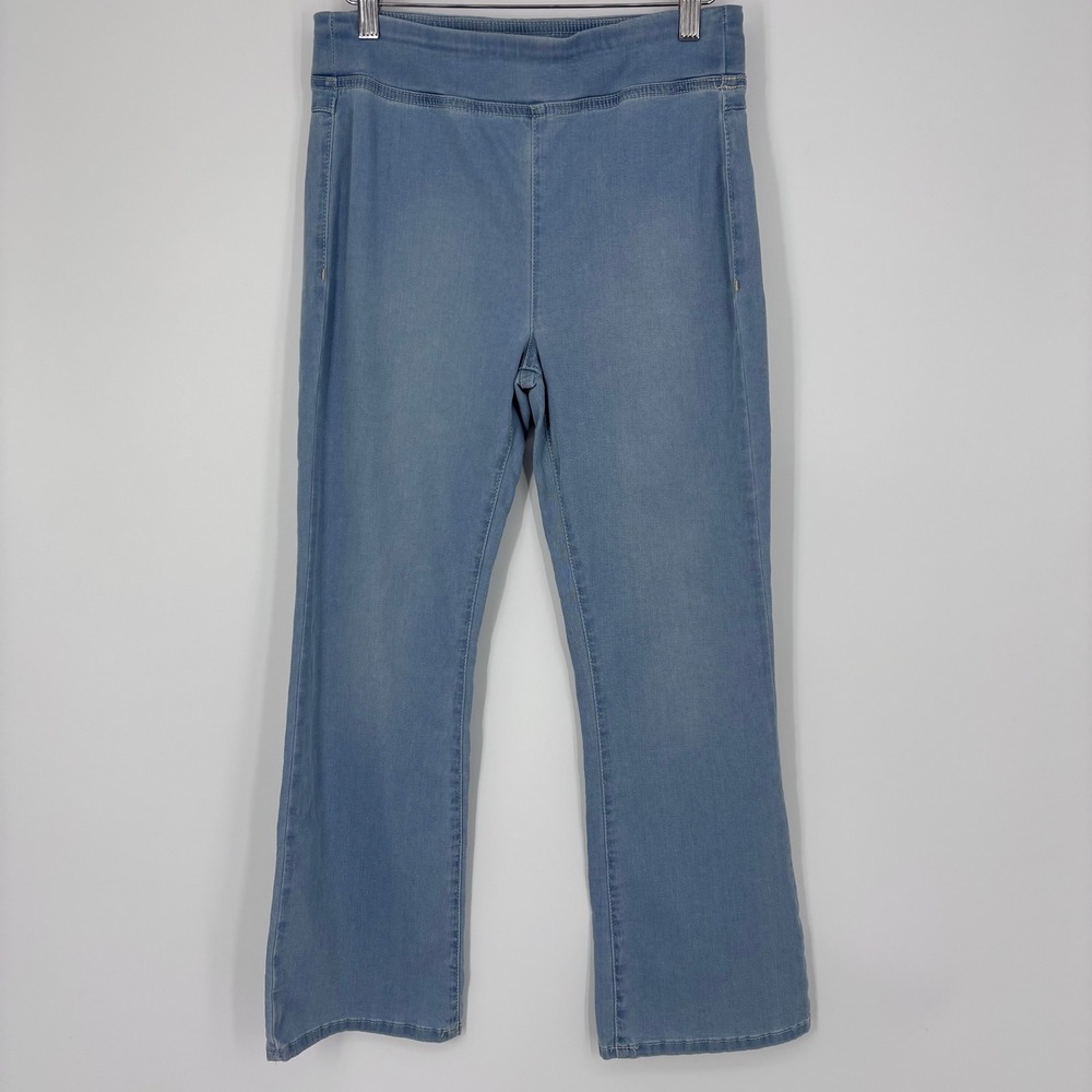 We The Free Free People Light Wash Denim Pull On Flare Jeans Women Size S Blue